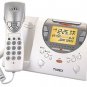 TIMEX T489W AM/FM ALARM CLOCK RADIO/PHONE w/TALKING CID, and NATURE SOUNDS