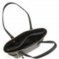 New Michael Kors Medium Jet Set Specchio Tote - Black/Gold