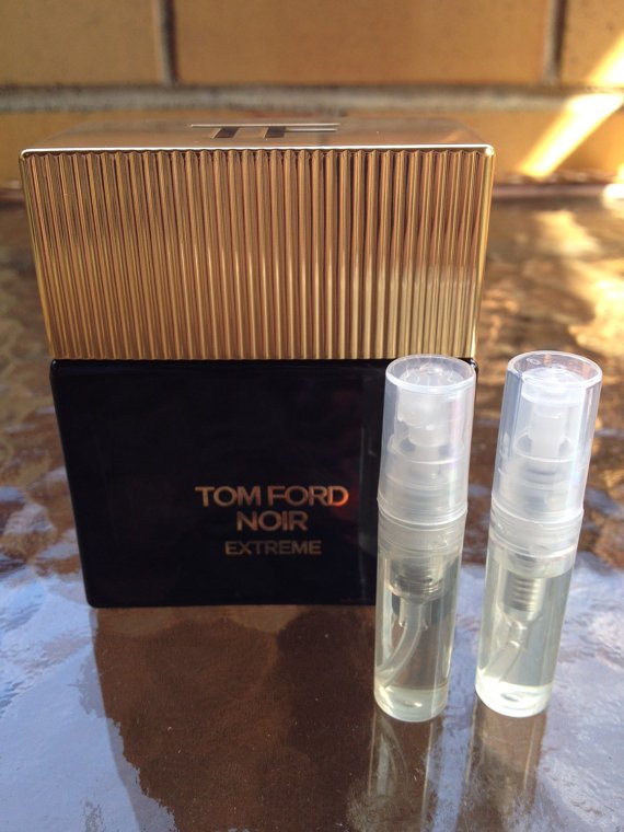 TOM FORD NOIR EXTREME - TWO 1.7 ml Sample Spray Atomizers - 100% Authentic