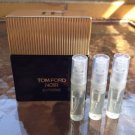 TOM FORD NOIR EXTREME - THREE 1.7 ml Cologne Sample Spray Atomizers - 100% Authentic