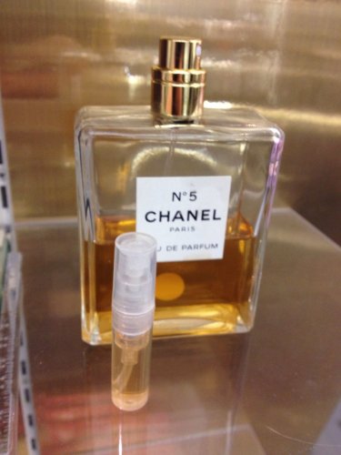 CHANEL NO 5 EAU DE PARFUM - 1.7 ml Perfume Sample Spray Atomizer - 100%  Authentic