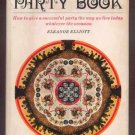 1965 Glamour Magazine PARTY BOOK Elliott HC/DJ Vintage