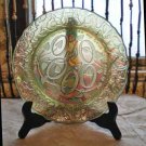 1974 IMPERIAL Five Gold Rings CHRISTMAS PLATE Glass