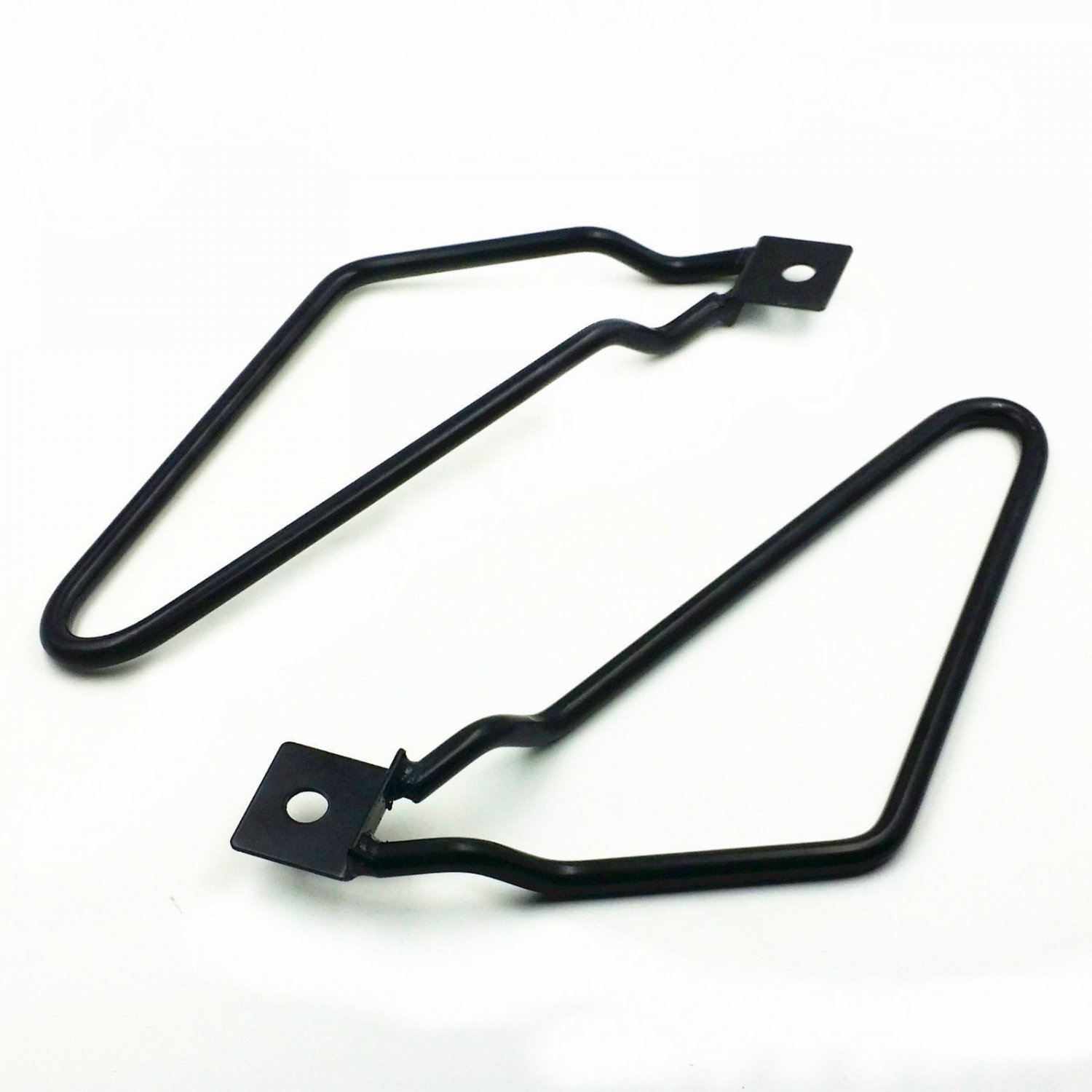 Black Saddle bag Support Bars Mount Bracket For Harley Sportster 883