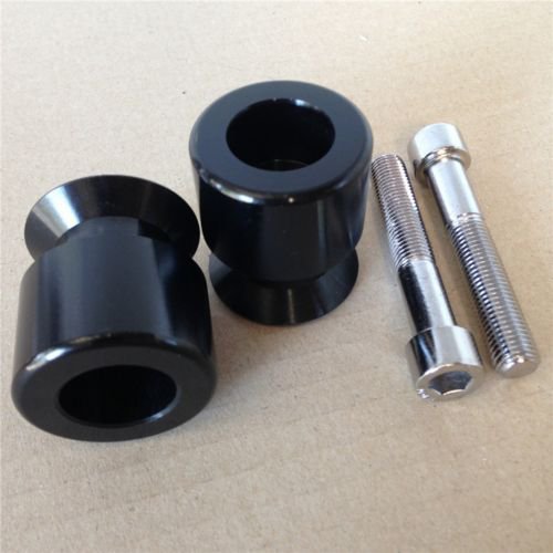Black Swingarm Spools for Kawasaki Ninja 250R 650R ZX 6R 9R 10R 12R 14R
