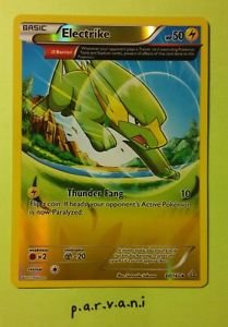 [REVERSE HOLO] Primal Clash Pokemon Card - Electrike (60/160)