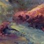 "Sun Peaking Through" Original plein air Tucson landscape oil by Geri Acosta