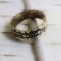 Handmade Designer Silver Spin Ring Inscribed In Hebrew "Ani Ledodi Vedodi Li" Made In Israel