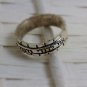 Handmade Designer Silver Spin Ring Inscribed In Hebrew "Ani Ledodi Vedodi Li" Made In Israel