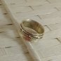 Handmade Designer Silver Spin Ring Inscribed In Hebrew "Ani Ledodi Vedodi Li" Made In Israel