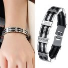 Cool Contracted Generous Joker Silicone Titanium Man Wide Bracelet