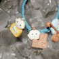 Blue Handcrafted Hemp Bracelet with Baby Boy Motif w/Metal Clasp