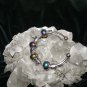 New Metallic 3/4 Wrist Bracelet with 9 Removable Charms Pandora Style