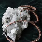 3 Pc set, Necklace 14in, Anklet 8in, Bracelet 7in, Brown Hemp w/Glass Beads
