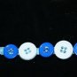 Unique Blue Handcrafted Hemp 6 Multi-Shades of Blue with Metal Closures