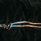 Multi-Colored 18 in Hemp woven ID Badge/ Key Holder w/ Metal Closure