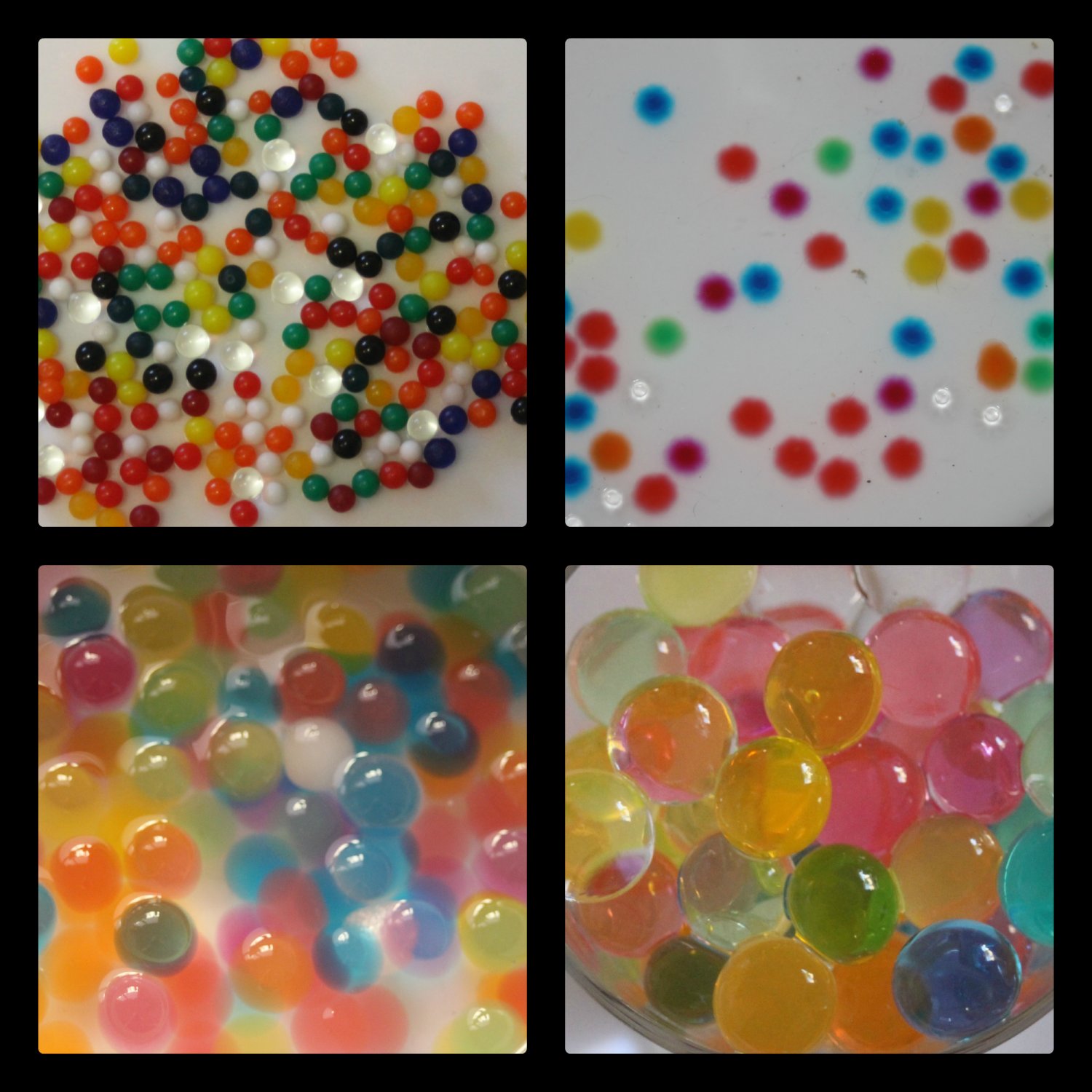 10x pack Rainbow Water Beads