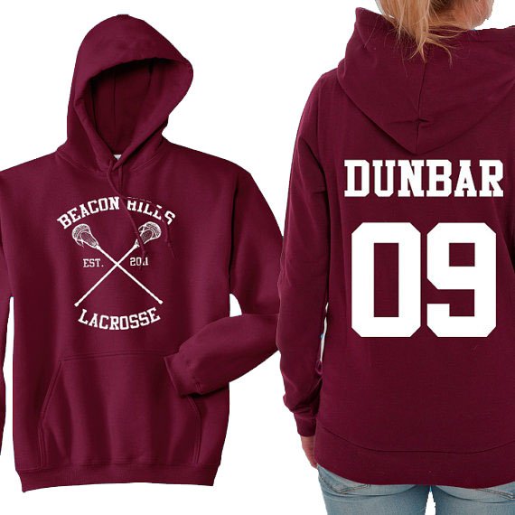 beacon hills lacrosse hoodie