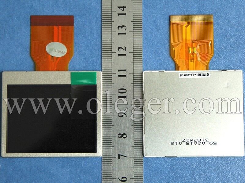 LCD Sony DSC S650 Nikon L4 Olympus FE15 69.02A16.013, 59.02A15.018 A-1249-952-A