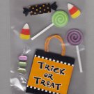 Sandylion Essentials Scrapbooking Stickers HALLOWEEN CANDY Treat or Treat  3D - EL04