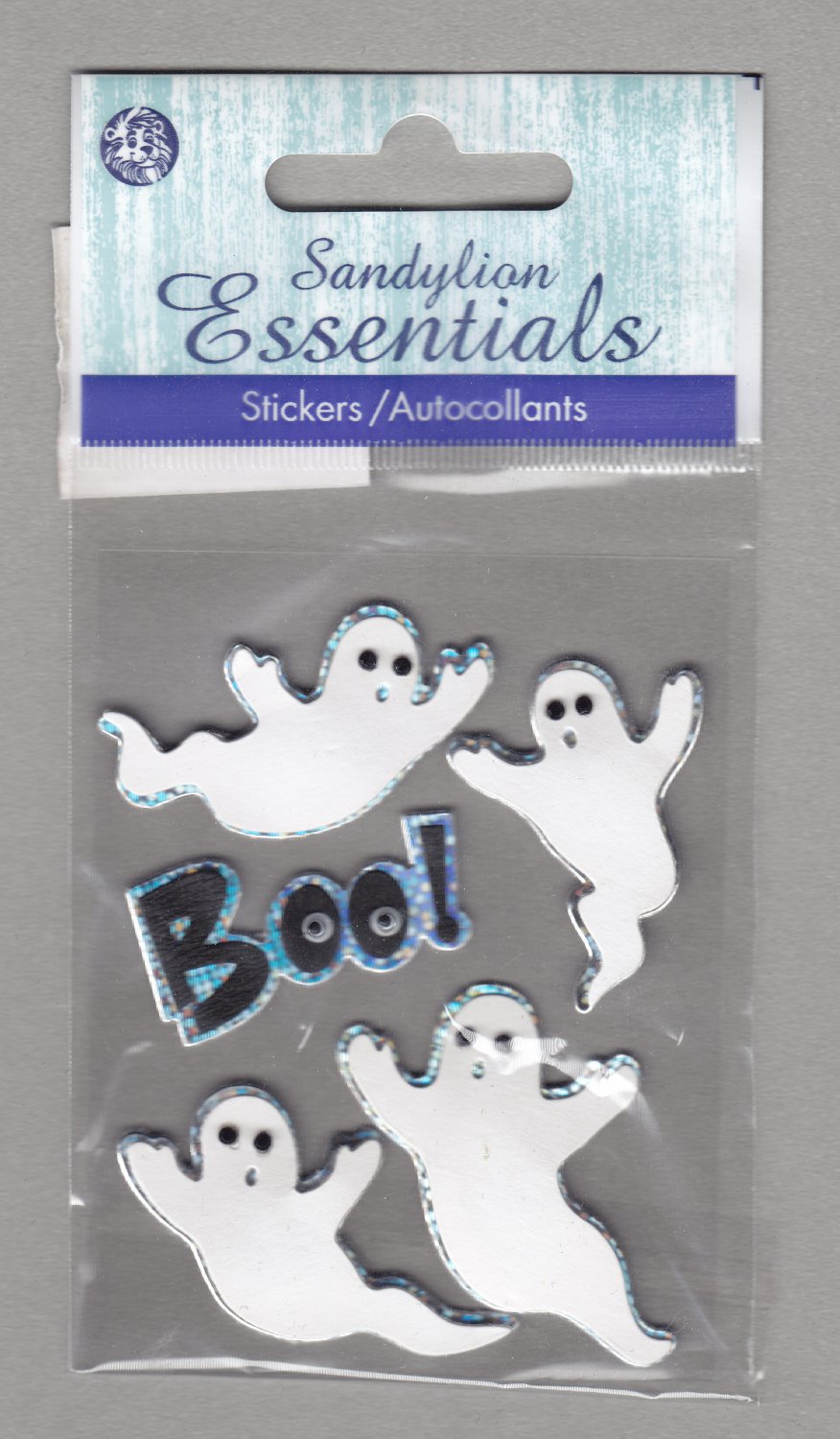 Sandylion Essentials Scrapbooking Stickers GHOSTS spooky Boo 3D - ES03