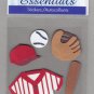 Sandylion Essentials Scrapbooking Stickers BASEBALL glove bat ball hat sports 3D - ES14