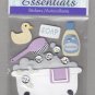 Sandylion Essentials Scrapbooking Stickers TUB TIME bathtub soap water rubby ducky 3D - ES15