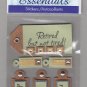 Sandylion Essentials Scrapbooking Stickers RETIREMENT retired relax rest dream 3D - ES21