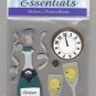 Sandylion Essentials Scrapbooking Stickers NEW YEAR'S champagne celebration 3D - ES26
