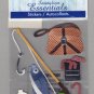 Sandylion Essentials Scrapbooking Stickers FISHING worms bobbin pole fish sports 3D - ES28