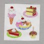 Sandylion Desert Dessert Stickers Rare Vintage cake pie ice cream cupcake PM476