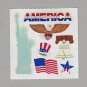 Sandylion Patriotic American Stickers Rare Vintage PM488