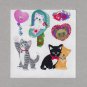Sandylion Kitten Love Stickers Rare Vintage PM511