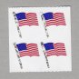 Sandylion American Flag with Pole Stickers Rare Vintage PM523