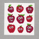 Sandylion Apples with Faces Stickers Rare Vintage PM599