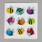 Sandylion Bees with Faces Stickers Rare Vintage PM601