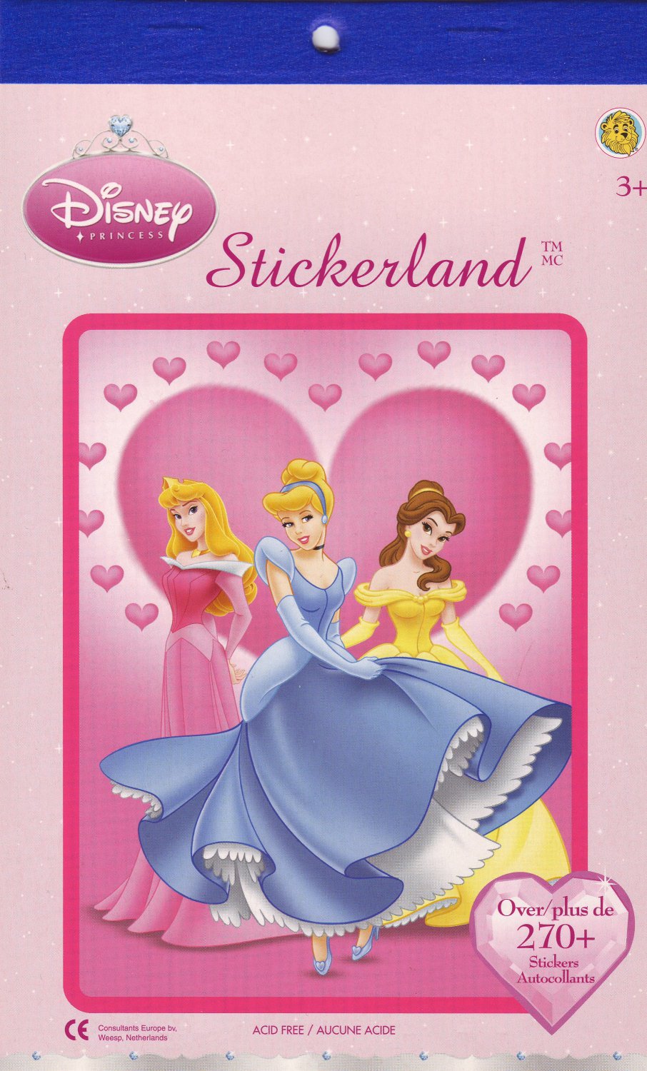 Disney Princess Over 270 Stickers Stickerland Sticker Pad