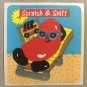 Sandylion Scratch and Sniff Smelly JELLY BEAN Stickers Retro Rare Vintage SF06