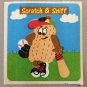 Sandylion Scratch and Sniff Smelly PEANUT Stickers Retro Rare Vintage SF09