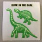Sandylion Glow in the Dark DINOSAUR Stickers Retro Rare Vintage HG02