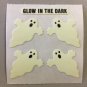Sandylion Glow in the Dark GHOSTS Halloween Stickers Retro Rare Vintage HG03