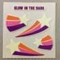 Sandylion Glow in the Dark SHOOTING STARS Stickers Retro Rare Vintage HG11