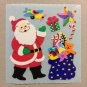 Sandylion Santa Toys Sack Christmas Stickers Retro Rare Vintage XKK154