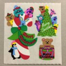 Sandylion Christmas Animals Teddy Bear Tree Presents Stickers Retro Rare Vintage XKK229