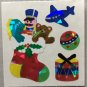 Sandylion Christmas Stickers Stocking Toys Soldier Drum Ball Teddy Bear Retro Rare Vintage XPM63