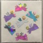 Sandylion Christmas Stickers Angels Micro Retro Rare Vintage XPM85