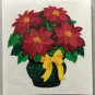 Sandylion Christmas Stickers Poinsettia Retro Rare Vintage XPM468