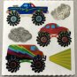 Sandylion Monster Truck Wheels Vroom Mud Stickers Rare Vintage MY207