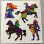 Sandylion Medieval Knights Sword Flag Horse History Stickers Rare Vintage MY331