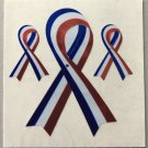Sandylion Ribbon God Bless American USA Patriotic Stickers Rare Vintage MY353